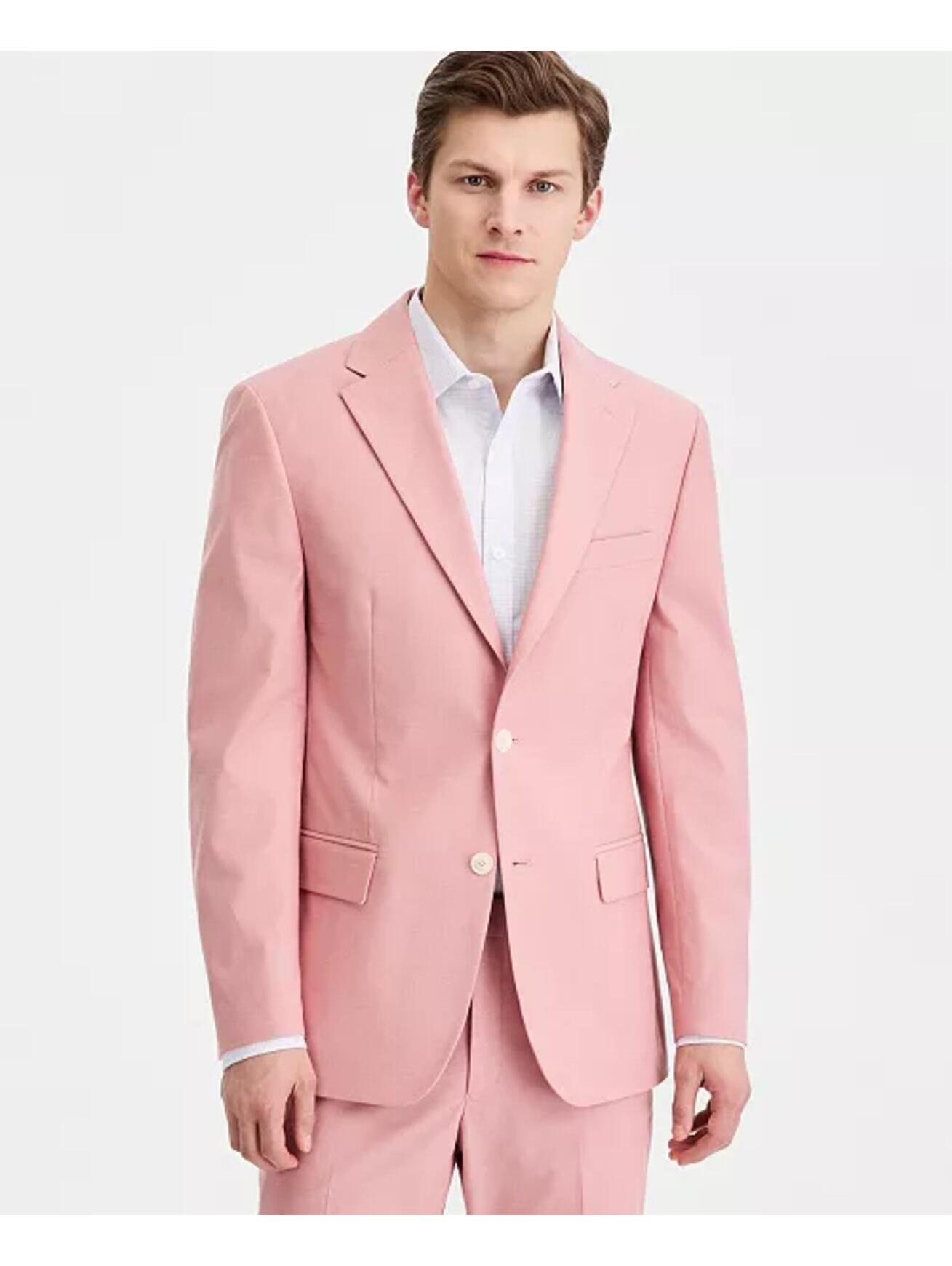 Tommy Hilfiger Men's Modern-Fit Th Flex Stretch Chambray Suit Separates Jacket